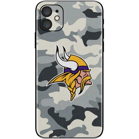 NFL Minnesota Vikings Camo iPhone 11 Skin